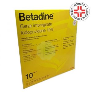 Betadine 10% garze impregante 10pz