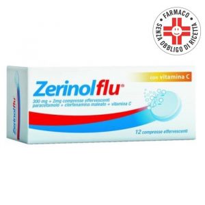 Zerinoflu - Compresse effervescenti con vitamina C 12 compresse