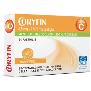 Coryfin - sintoamtico nel trattamento della tosse vit C 24 pastiglie