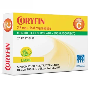 Coryfin - sintomatico nel trattamento della tose limone 24 pastigle