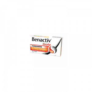 Benactiv - Gola anzione antinfiammatoria e analgesica 16 pastiglie