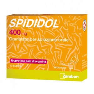 Spididol - 400mg compresse rivestile con film ibuprofene sale di arginina 12 compresse