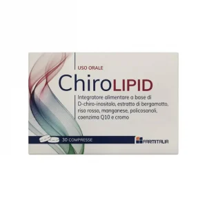 Farmitalia - Chirolipid a base di D-chiro bergamoto e riso rosso 30 cpr