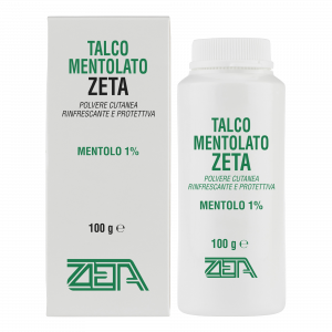 Zeta - Talco mentolato polvere cutanea mentolo 1% 100g