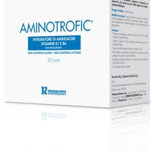 Kerrekappa - aminotrofic integratori alimentare a base di aminoacidi e vitamine B1 e B6 30 buste