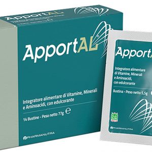 Pharmanutra - Apportal integratore alimentare di vitamine, minerali e aminoacidi 14 bustine
