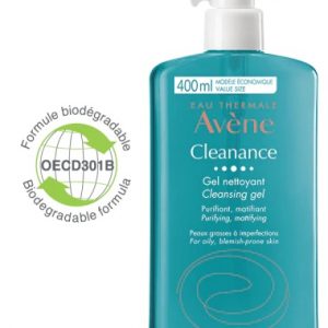 Avène cleanance - gel detergente purificante opacizzante pelli grasse con imperfezioni 400ml