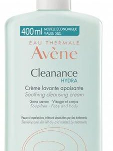 Avène cleanance hydra - crema detergente lenitiva senza sapone viso e corpo 400ml