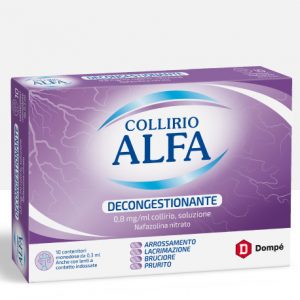 Collirio Alfa decongestionante monodose