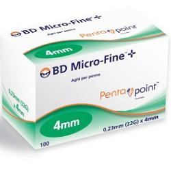 BD - Micro-fine ultra aghi per penna 4mm 100pz