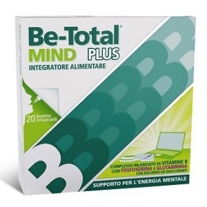 Be-total - Mind plus integratore alimentare per l'energia mentale con vitamine B 20 bustine orosolubilli