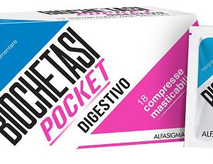 Biochetasi pocket - Digestivo 18 compresse masticabili