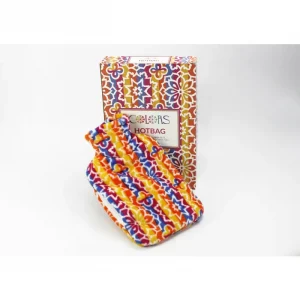 Colors - viole borsa per l'acqua calda da 2L con tasca per le mani