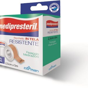 Medipresteril - ronchetto in tela resistente 2,5cm x 5m