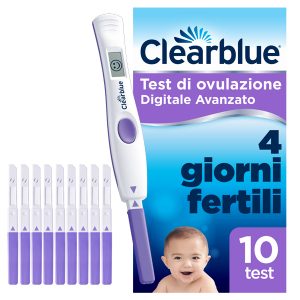 Clearblue - test di ovulazione digitale avanzato 10 test