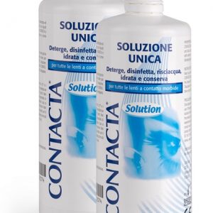 Sanafarma - contacta soluzione unica 2 flaconi 360ml + 360ml offerta speciale