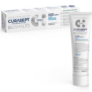 Curasept pro - biosmalto mousse azione d'urto menta 75ml