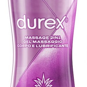 Durex - 2 in 1 lubrificante e gel massaggio corpo aloe vera 200ml