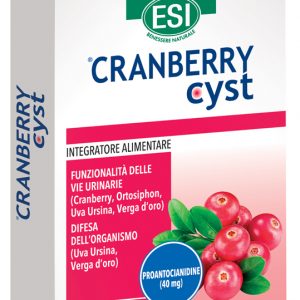ESI - craberry cyst funzionalità delle vie urinarie e drenaggio dei liquidi corporei 30 ovalette
