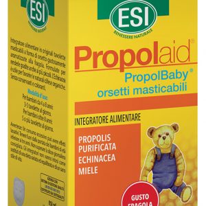 ESI - Propolaid - propolbaby orsetti masticabili fragola 80 tavolette