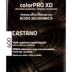 Euphidra - color pro colorazione permanente con acido jaluronico castano 400 senza ammoniaca