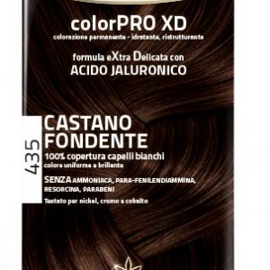 Euphidra - color pro colorazione permanente con acido jaluronico castano fondente 435 senza ammoniaca