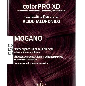 Euphidra - color pro colorazione permanente con acido jaluronico mogano 550 senza ammoniaca