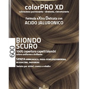 Euphidra - color pro colorazione permanente con acido jaluronico biondo oscuro 600 senza ammoniaca