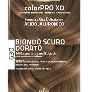 Euphidra - color pro colorazione permanente con acido jaluronico biondo scuro dorato 630 senza ammoniaca