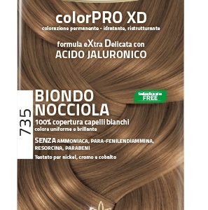 Euphidra - color pro colorazione permanente con acido jaluronico biondo nocciola 735 senza ammoniaca
