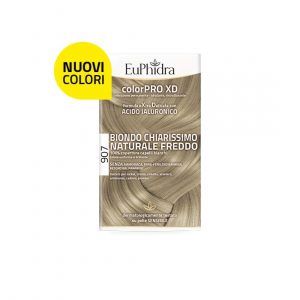 Euphidra - color pro colorazione permanente con acido jaluronico biondo chiarissimo naturale freedo 907 senza ammoniaca
