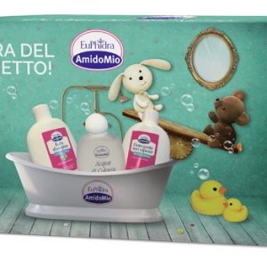 Euphidra - è l'ora del bagneto pack shampoo 200ml + detergente 200ml + acqua di colonia 100ml