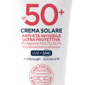 Euphidra - crema solare viso spf50+ anti-età ultra protettiva protezione molto alta resistente all'acqua 50ml