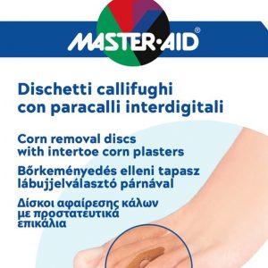 Master-aid - dischetti callifughi con paracalli interdigitali 6+6pz