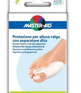 Master-aid - protezione per alluce valgo con separatore dita 1pz 95x20x35mm