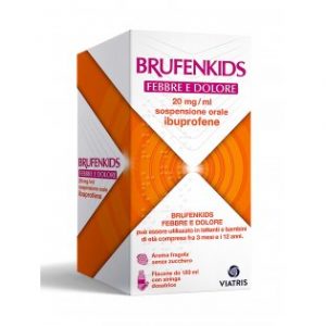 Brufenkids - Febbre e dolore sospensione orale fragola 150ml
