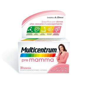 Multicentrum - Pre mamma multivitaminico - multiminerale 30 compresse