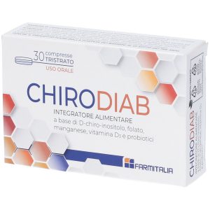 Farmitalia - Chirodiab integratore alimentare a base di D-chiro-inosilito 30 compresse