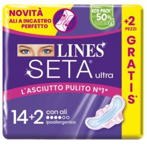 Lines - Seta ultra con ali 14pz + 2pz gratis