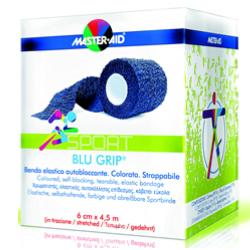Master-aid - sport blu grip benda elastica autobloccante 6cmx4,5m