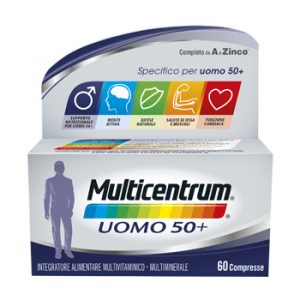 Multicentrum - Uomo 50+ multivitaminico-multiminerale 60cpr