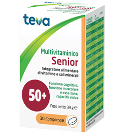 Teva - Multivitaminico senior 50+ 30 compresse