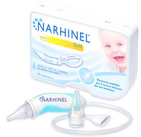 Narhinel - aspiratore nasal + 2 ricambi soft 0 mesi