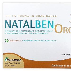Italfarmaco - Natalben oro multivitaminico-multiminerale con edulcoranti 30cps
