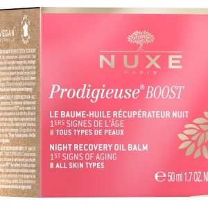 Nuxe paris prodigieuse boost balsamo-olio riparatore notte primi segni dell'eta tutti i tipi di pelle 50ml
