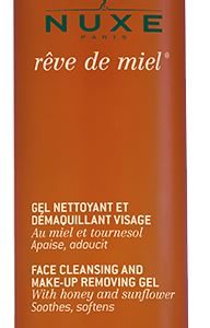 Nuxe Paris Reve de miel gel nettoyant et desmaquillant visage au miel et tournesol 200ml