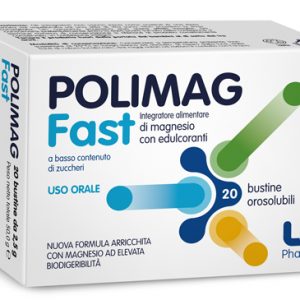 Farmitalia - Polimag fast integratore alimentare di magnesio 20 stick pack