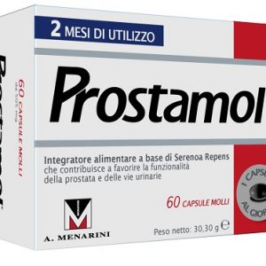 Menarini - Prostamol integratore a base di serenoa repens 60 capsule molli