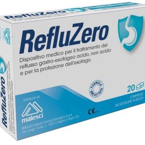 Malesci - Refluzero per il trattamento del reflusso gastro-esofageo e la protezione dell'esofago 20cpr