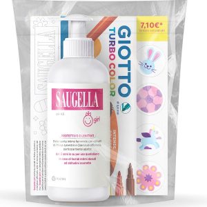 Saugelia - detergente intimo dai 3 anni ph 4,5 200ml + giotto turbo color